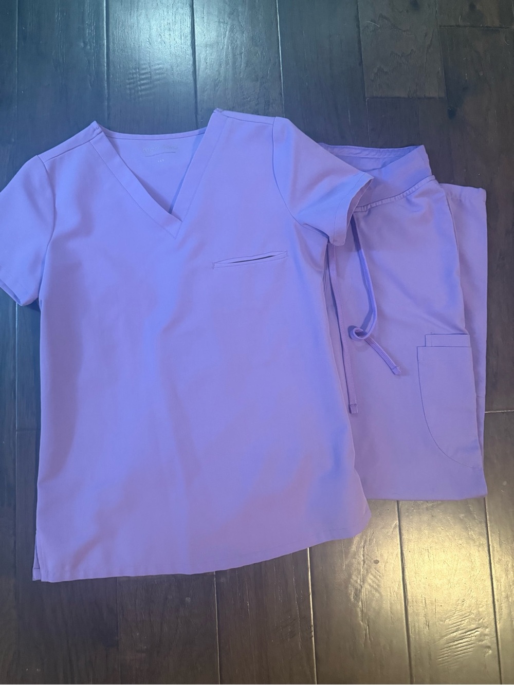 Mandala V-neck Top in Lilac
